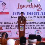 Bupati Sukandar Resmi Melaunching Desa Digital Pertama di Kabupaten Tebo