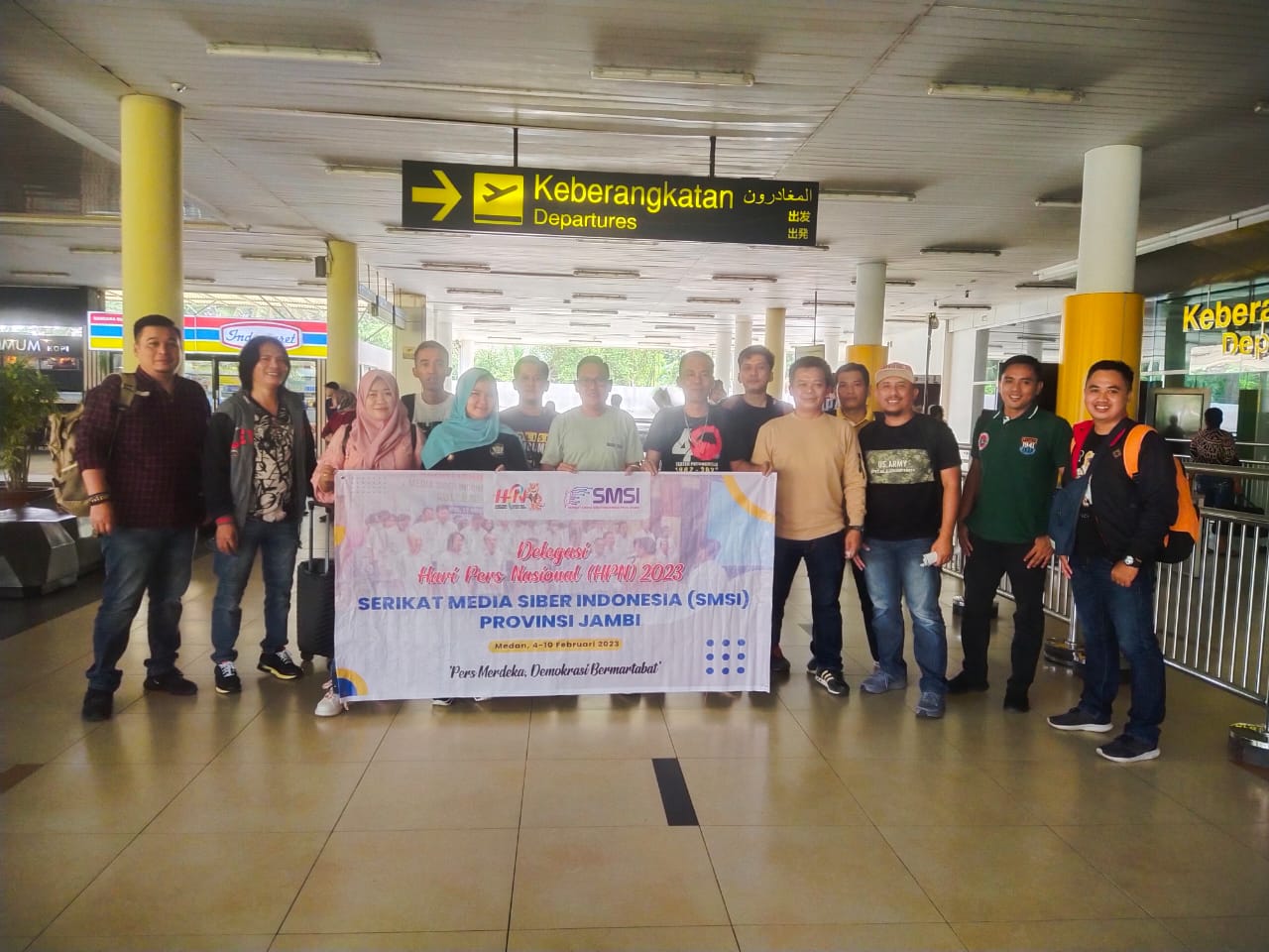 Gelombang Kedua Delegasi SMSI Provinsi Jambi Menuju HPN 2023 di Medan