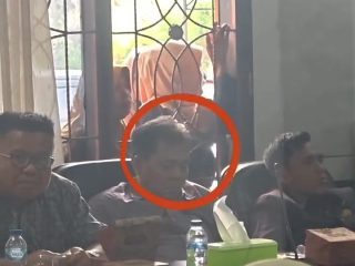 LAGI Viral! Anggota DPRD Tebo Fraksi Gerindra 'Tidur Siang' Saat Rapat Kerja