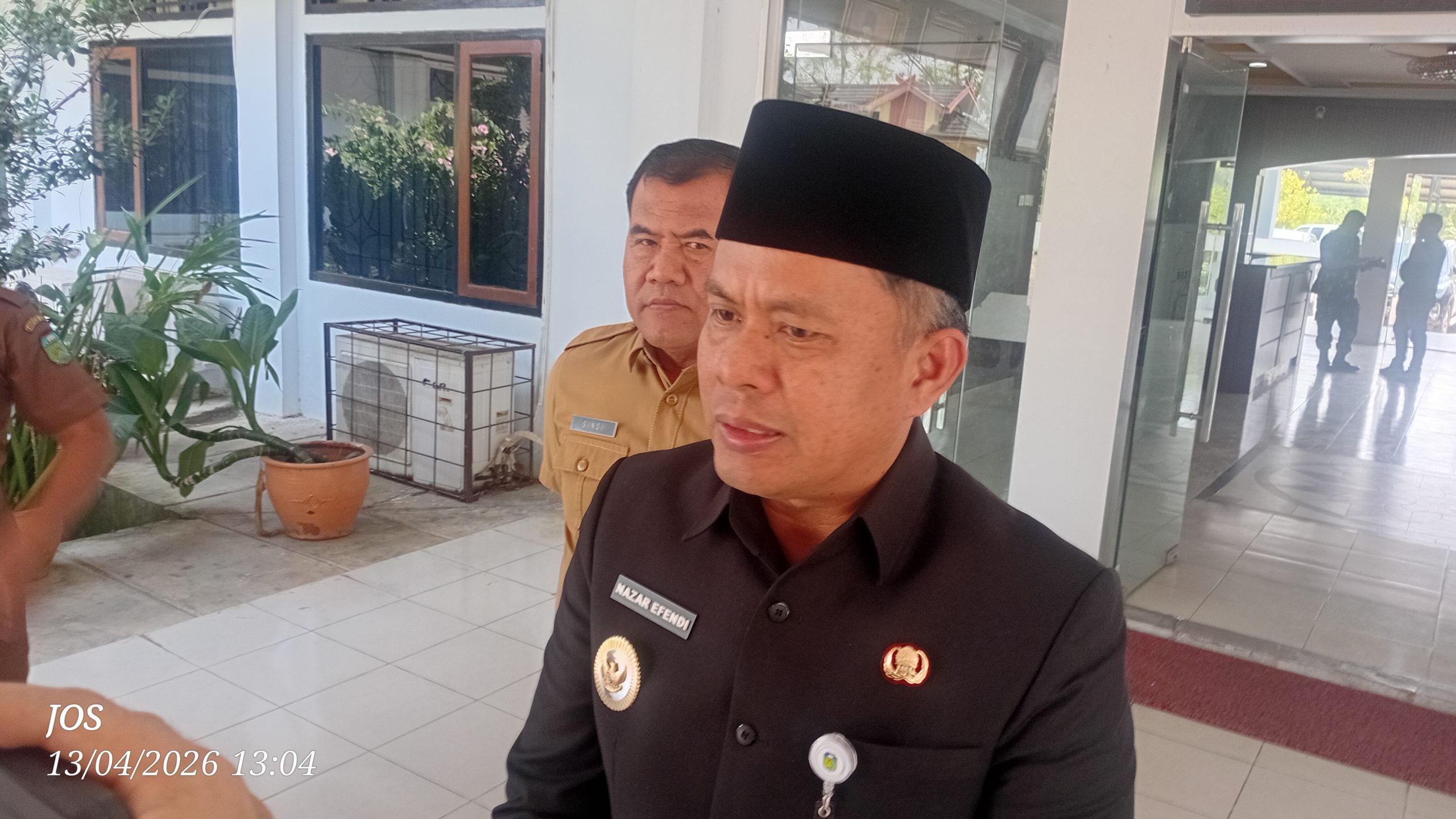 Wabup Indikasikan Temuan Sisa Dana Hibah Proyek Turap Pagar Puding Jadi Hutang Pemkab Tebo