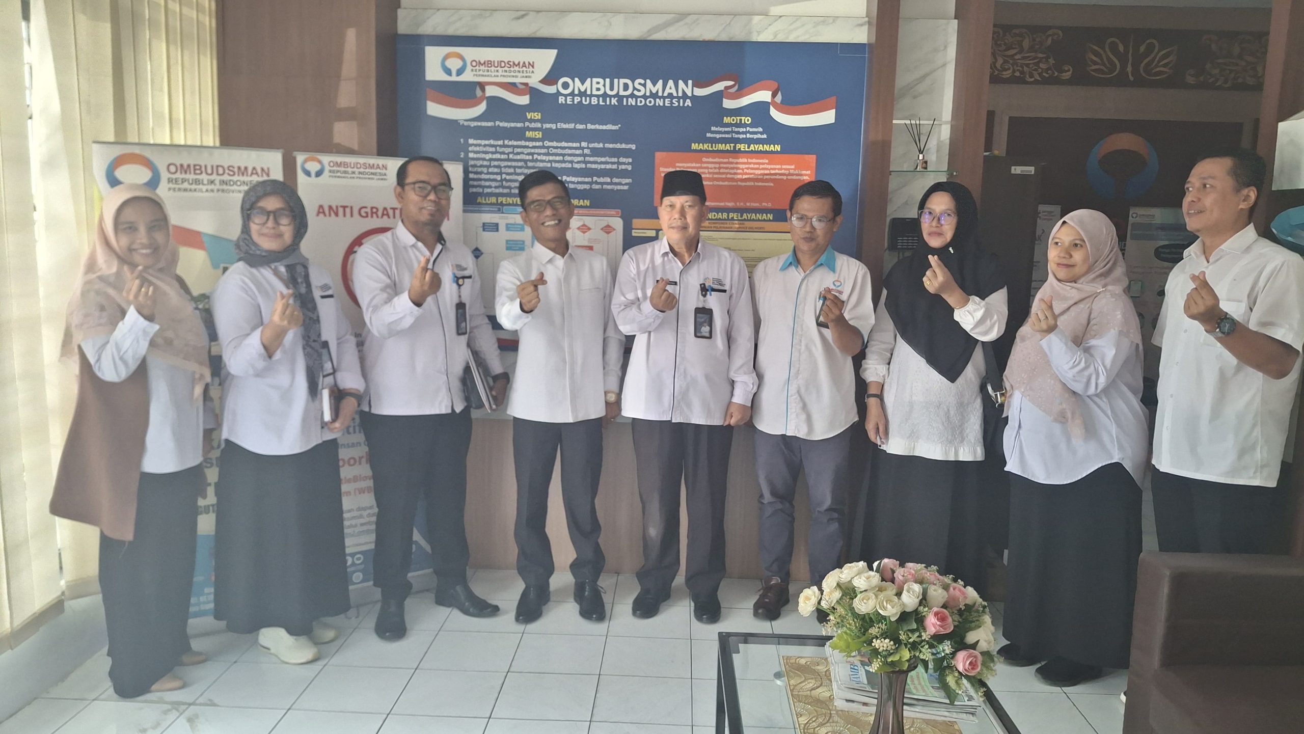 Ombudsman Jambi Beri Arahan BKKBN Jambi Soalan Pembangunan Zona Integritas