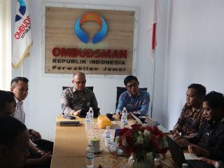 Ombudsman Jambi Terima Tim Korsupgah Wilayah I KPK, Bahas Potensi Korupsi Pelayanan Publik