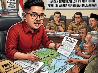DPRD Desak Bakeuda Tebo Bereskan SHM Jalan TMMD, Tunda Izin Jalur Pipa PT Montd'Or Jalan TMMD