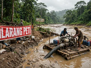 Bupati Tebo Larang PETI, Kades dan BPD yang Terlibat Terancam Diperiksa
