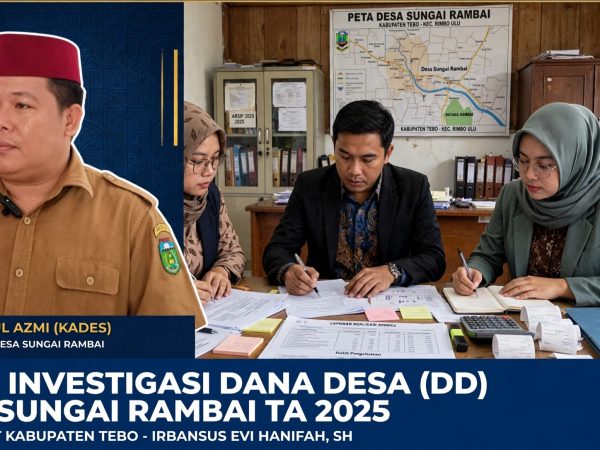 Inspektorat Tebo Tegaskan Laporan Audit Investigasi DD Sei Rambai, Tuntas September