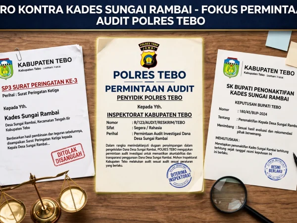 Kades Sungai Rambai "Di Ujung Tanduk", Tim Akan Serahkan SK Setelah Hasil Audit Keluar