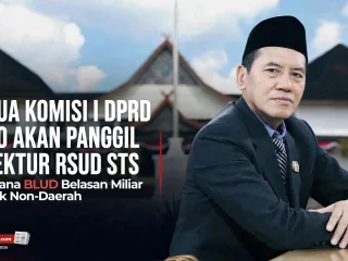 Wacana Komisi I DPRD Tebo Panggil Direktur RSUD STS, Soal Dana BLUD Belasan Miliar di Luar Bank Jambi