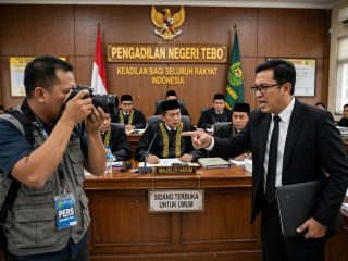 Lecehkan Wartawan di Ruang Sidang, SMSI Tebo Kecam Oknum Pengacara