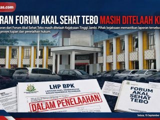 Laporan Forum Akal Sehat Tebo Masih Ditelaah Kejati Jambi, Pelapor: Itu hasil LHP BPK Laporan Forum Akal Sehat Tebo Masih Ditelaah Kejati Jambi, Pelapor: Itu hasil LHP BPK