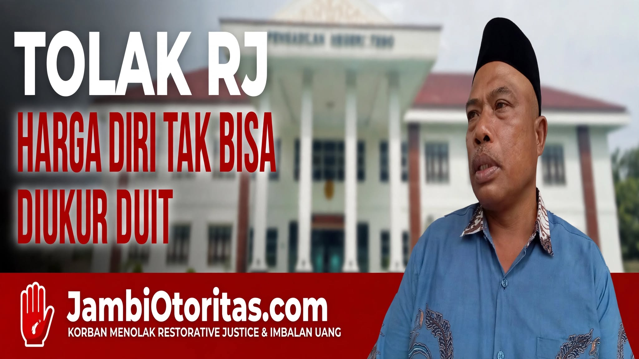 Korban Tolak Mentah Restorative Justice, Sidang Pengancaman Ketua BPD di PN Tebo Lanjut