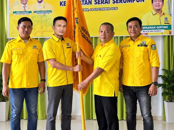 Terpilih Aklamasi, Irmawan Ginting Kembali Pimpin PK Golkar Serai Serumpun