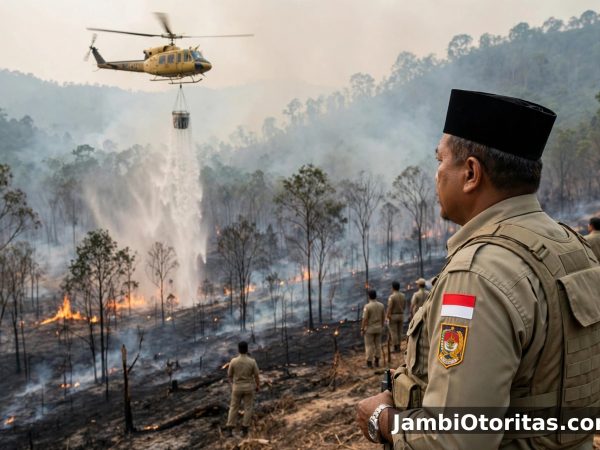 Gubernur Al Haris Tegas: Jangan bakar lahan sembarangan, kasihan anak sekolah