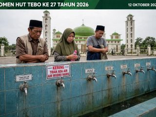 Jamaah Kecewa, Air Wudhu Masjid Agung Tebo Kering
