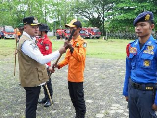 Siaga Karhutla 2026, Pemkab Tebo Gelar Apel Pasukan Gabungan: Bupati Agus Rubiyanto Minta Tetap Waspada El Nino