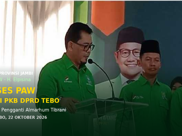 DPW PKB Jambi Pastikan PAW Almarhum Tibrani Segera Diproses