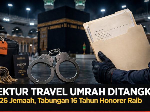 Tabungan 16 Tahun Honorer Pupus, Polda Jambi Tangkap Direktur Travel Umrah Penipu Ratusan Jemaah